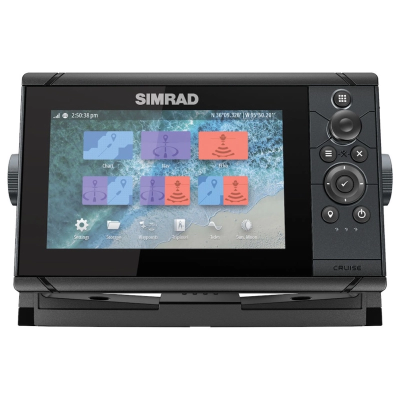Simrad Cruise-9, ROW Base Chart, 83/200 XDCR 3 Simrad Cruise-9, ROW Base Chart, 83/200 XDCR