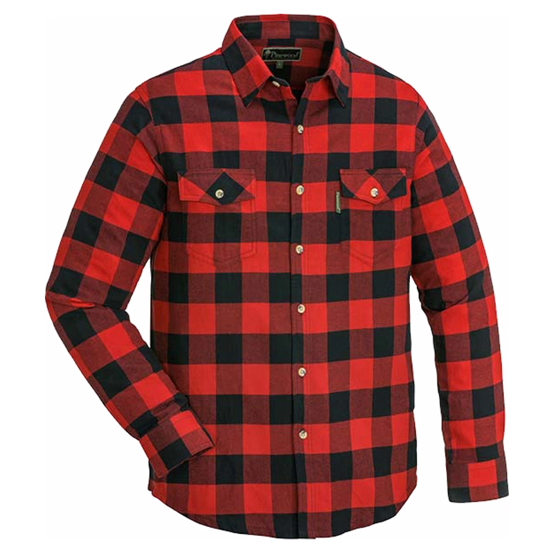 Pinewood Voxtorp Shirt Red/Black 3 Pinewood Voxtorp Shirt Red/Black