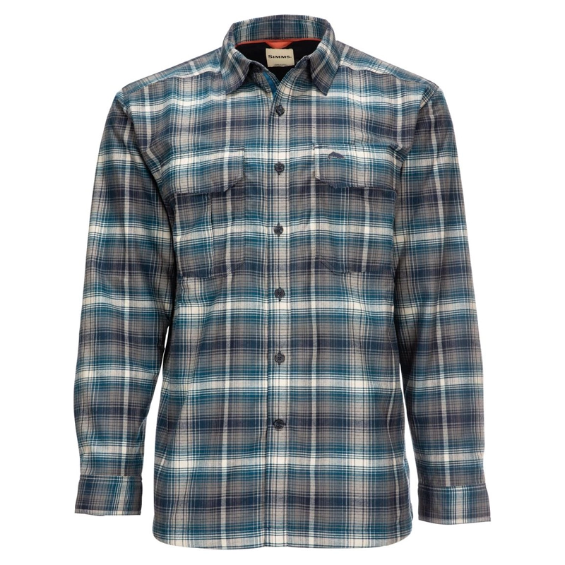 Simms Coldweather Shirt Atlantis Steel Plaid 3 Simms Coldweather Shirt Atlantis Steel Plaid