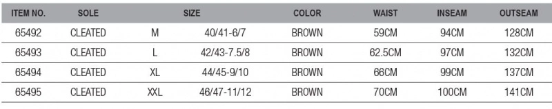 Scierra Kenai 15.000 Waist Bootfoot Cleated Brown 4 Scierra Kenai 15.000 Waist Bootfoot Cleated Brown - Image 2