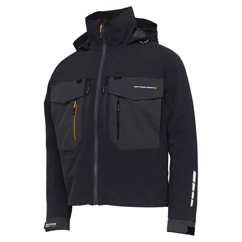 Savage Gear SG6 Wading Jacket, Black/Grey 3 Savage Gear SG6 Wading Jacket, Black/Grey