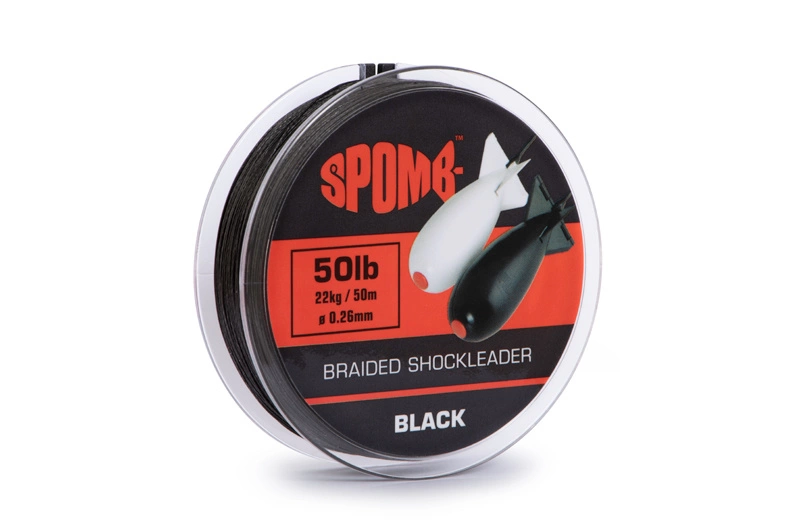 Spomb Braided Leader 22kg/50lb 50m Black 4 Spomb Braided Leader 22kg/50lb 50m Black - Image 2