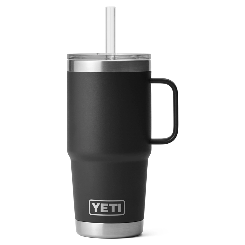 Yeti Rambler 25 Oz Straw Mug - Black 3 Yeti Rambler 25 Oz Straw Mug - Black