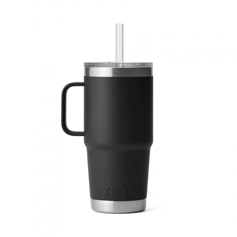 Yeti Rambler 25 Oz Straw Mug - Black 4 Yeti Rambler 25 Oz Straw Mug - Black - Image 2