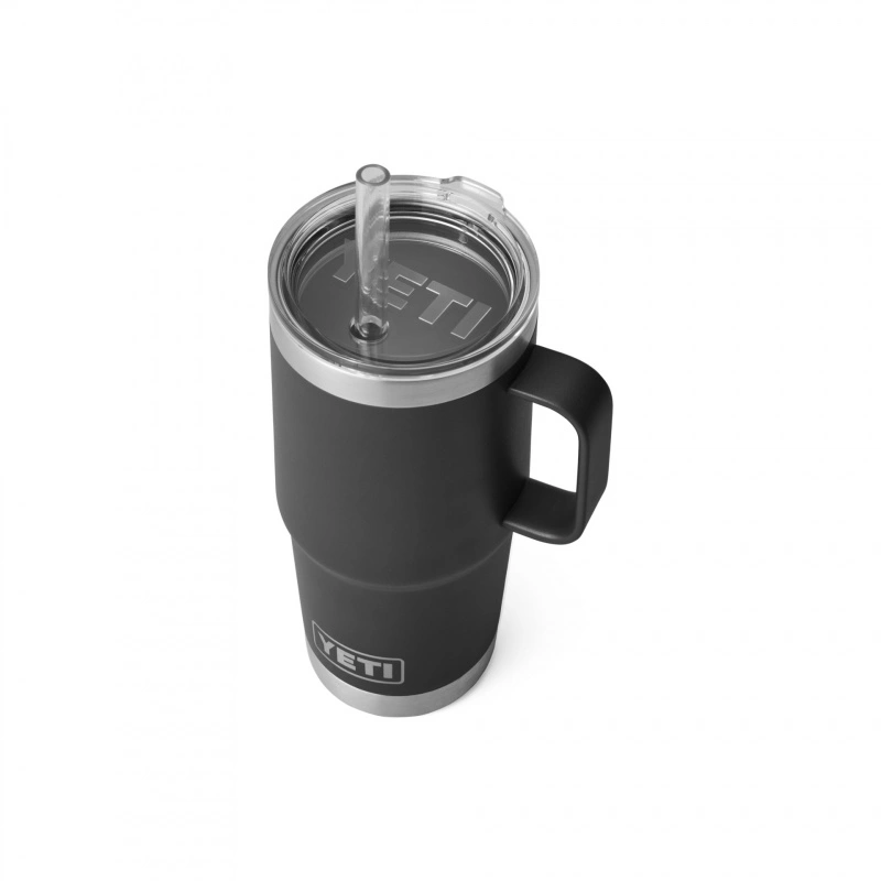 Yeti Rambler 25 Oz Straw Mug - Black 5 Yeti Rambler 25 Oz Straw Mug - Black - Image 3