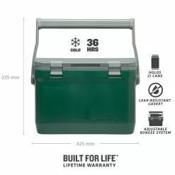 Stanley The Easy Carry Outdoor Cooler 15.1L - Green -Kylmäkassit ja kylmälaukut Sales Store ST1001623068 6